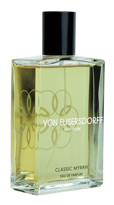 Classic myrrh scented 100 ml bottle eau de parfum made by Von Eusersdorff New York and Boy Bastiaens