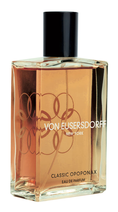 Classic opoponax scented 100 ml bottle eau de parfum made by Von Eusersdorff New York and Boy Bastiaens
