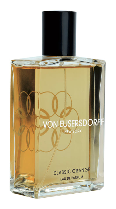 Classic orange scented 100 ml bottle eau de parfum made by Von Eusersdorff New York and Boy Bastiaens
