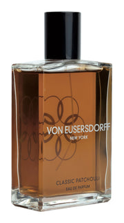 Classic patchouli scented 100 ml bottle eau de parfum made by Von Eusersdorff New York and Boy Bastiaens