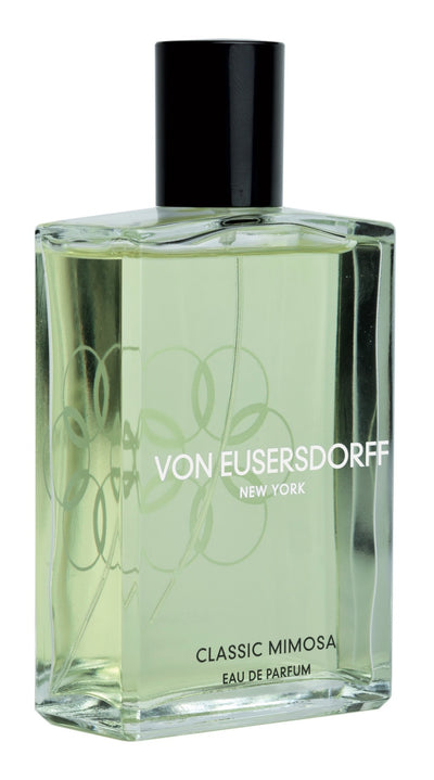 Classic mimosa scented 100 ml bottle eau de parfum made by Von Eusersdorff New York and Boy Bastiaens